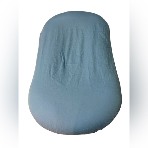 Pillow for baby color blue organic - Picture 4 of 5